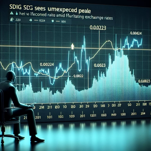 SDG Sees Unexpected Peak Amid Fluctuating Exchange Rates