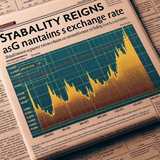 Stability Reigns As SDG Maintains Consistent Exchange Rate