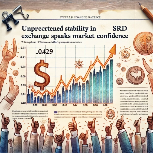  Unprecedented Stability in SRD Exchange Rates Sparks Market Confidence