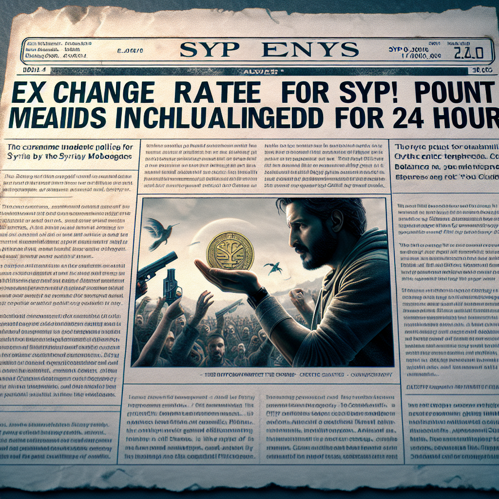 SYP Exchange Rate Remains Unchanged for 24 Hours on April 4, 2024
