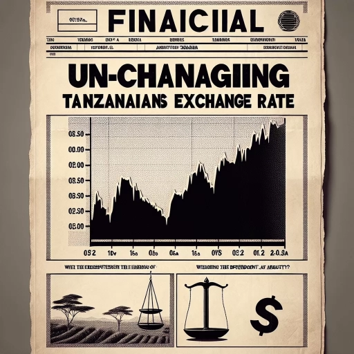 Unchanging Tanzanian Shilling Exchange Rate - A Calm Before the Storm?