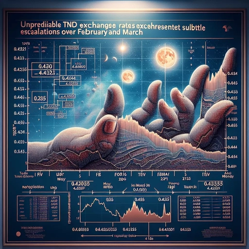 Unpredictable TND Exchange Rates Experience Subtle Escalations Over February and March