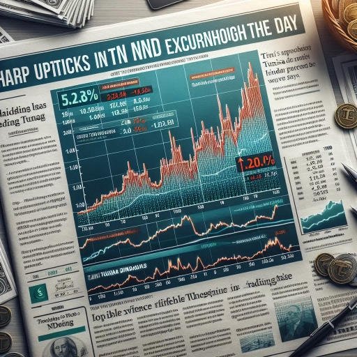 Sharp upticks in TND Exchange Rate Witnessed Throughout the Day