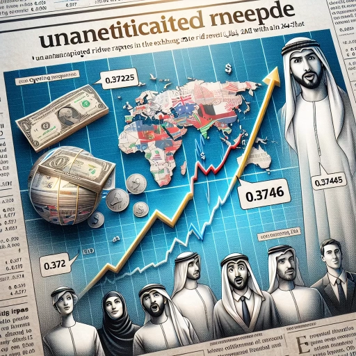 AED Exchange Rate Experiences Unanticipated Surge Within 24 Hours