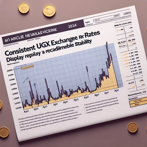  Consistent UGX Exchange Rates Display Remarkable Stability Over a Week 