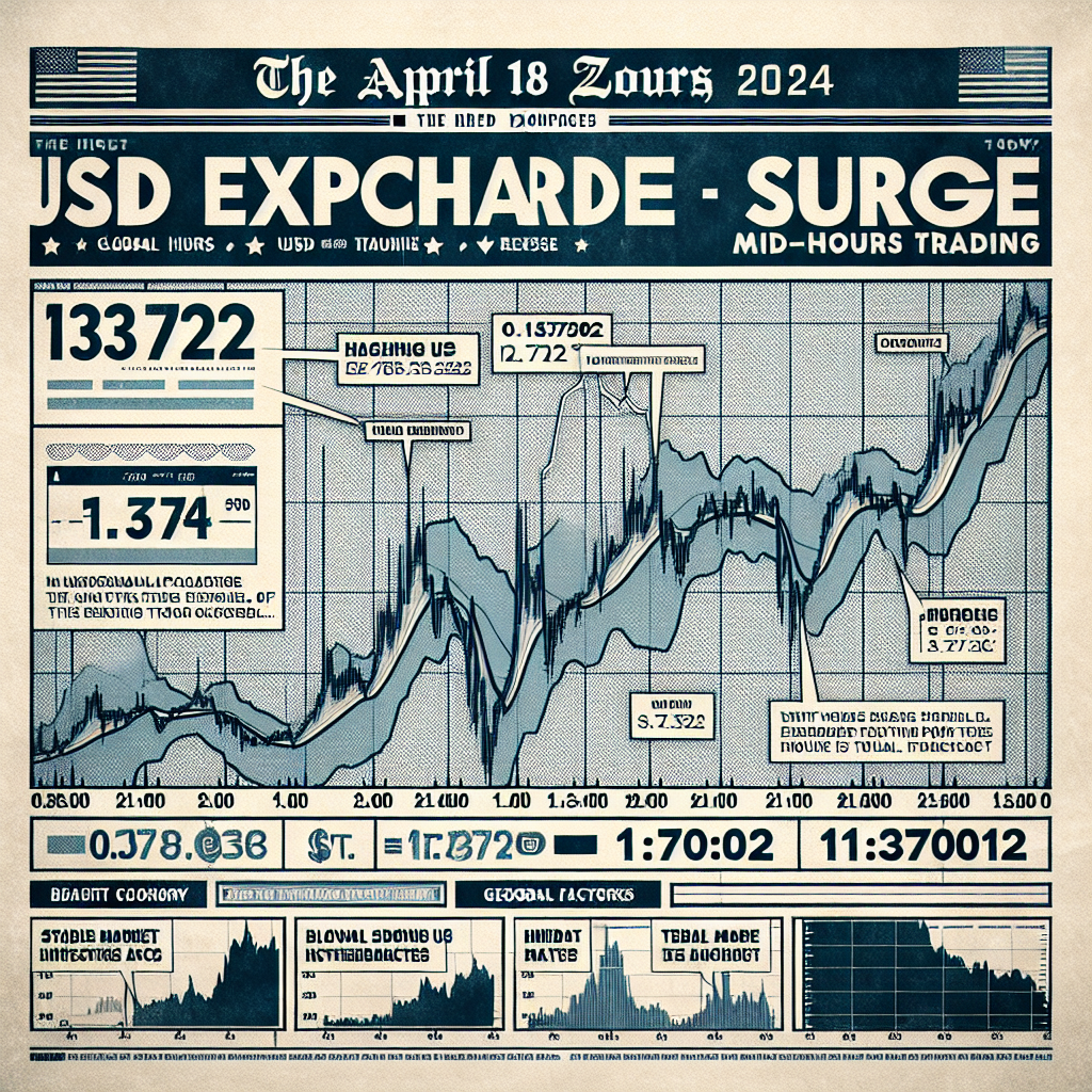 April 2024 Sees USD Exchange Rate Surge in Mid-Hours Trading
