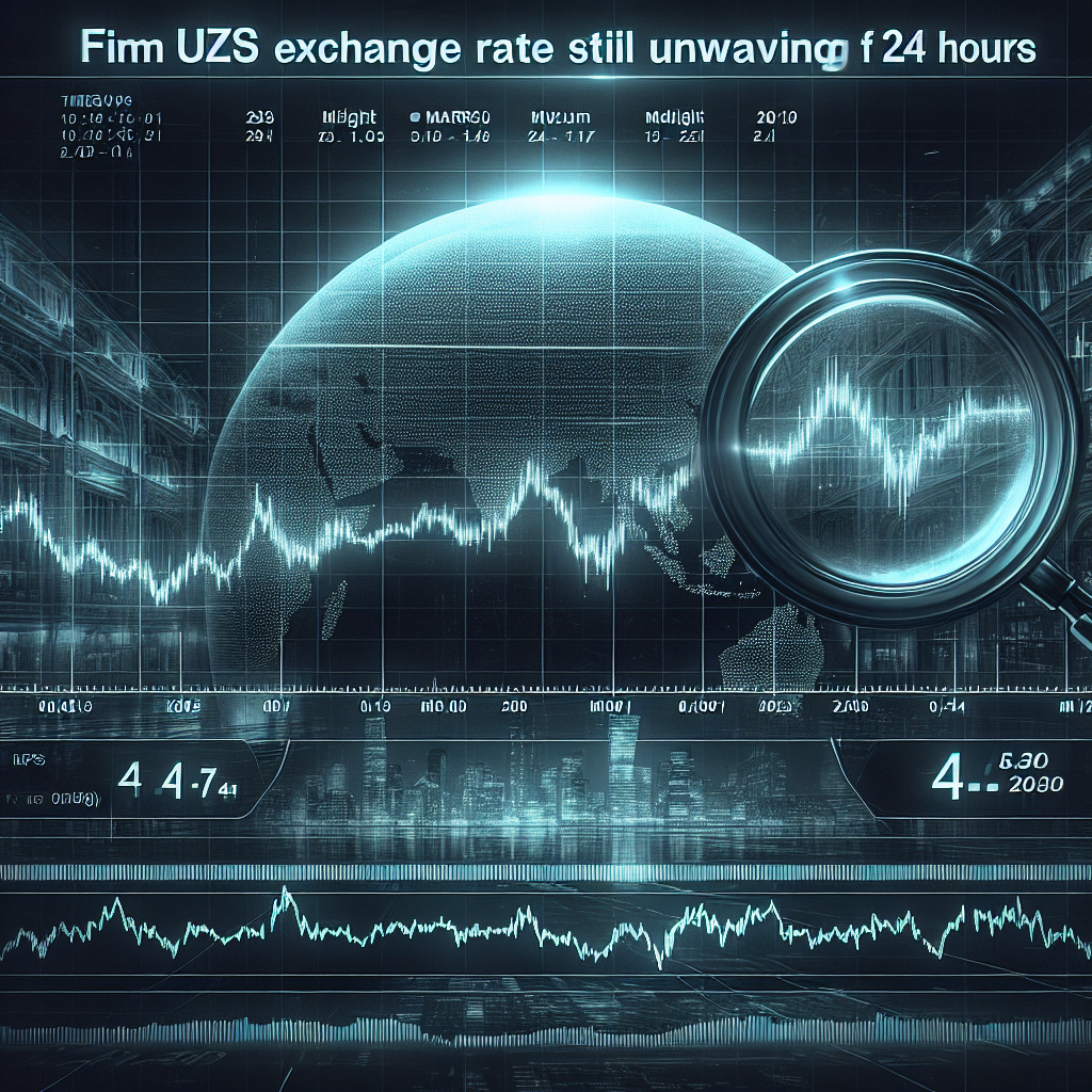 Firm UZS Exchange Rate Still Unwavering for 24 Hours