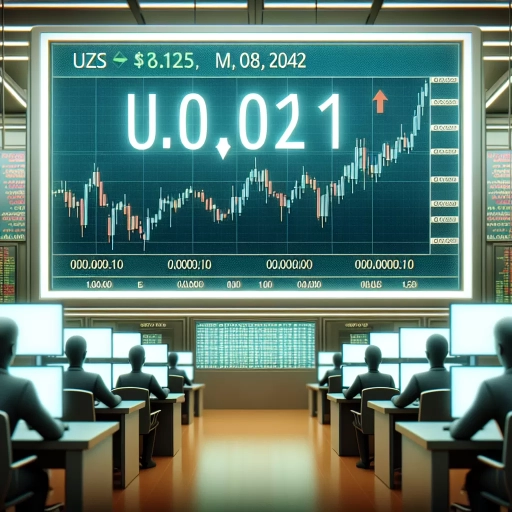 S Exchange Rate Holds Steady as Market Remains Unmoved

The UZS exchange rate observed a remarkable phase of stability as markets remained unmoved with unusually low volatility during the various timestamps on May 8th, 2024. Generally, financial experts tend to associate such calmness to steady economic conditions and lack of significant market news. 

The consistency of the UZS exchange rate was tracked from the earliest AM hours right through to the last minutes of the day on May 8th, marking a full day of equilibrium. This unusual scenario piqued interest as it stood in stark contrast to typical exchange market behavior that is often characterized by daily fluctuations reflecting economic activity.

During this period, the UZS exchange rate hovered at a steady figure of 0.00011, showing no signs of deviation. This is intriguing as the forex market is known for its dynamism and tendency to react to a multitude of factors ranging from geopolitical events, economic announcements, interest rates, and even speculation from traders.

Stability in the exchange market, like we