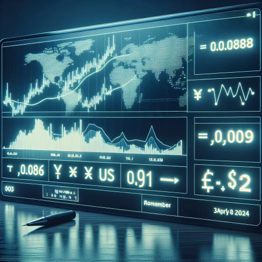 yielding JPY Exchange Rates Maintain Solid Stability

In the world of finance, recent reports have seen fluctuations in certain markets, but one currency, the Japanese Yen (JPY), exhibited unwavering consistency during a 24-hour timeframe commencing April 8, 2024. Amazingly, based on the dataset provided, the JPY to USD foreign exchange rate remained within an incredibly narrow band.

The static nature of the JPY during this interval is intriguing to financial experts and investors alike. The series of data presented show an almost flat-line for JPY, which barely moved off 0.00894 - 0.00896 exchange rate versus the US dollar for more than 24 hours.

Analysts often track exchange rates continuously due to their impact on global trade, economic stability, financial markets, and international relations. Hence, the present observed consistency is both unique and informative for investors and companies conducting business transactions in both currencies.

JPY’s recent stability demonstrates a soundness that is desirable for those looking to avoid the unpredictability often associated with currency exchange. The currency