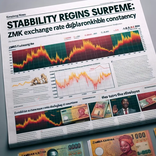 Stability Reigns Supreme: ZMK Exchange Rate Display Remarkable Constancy