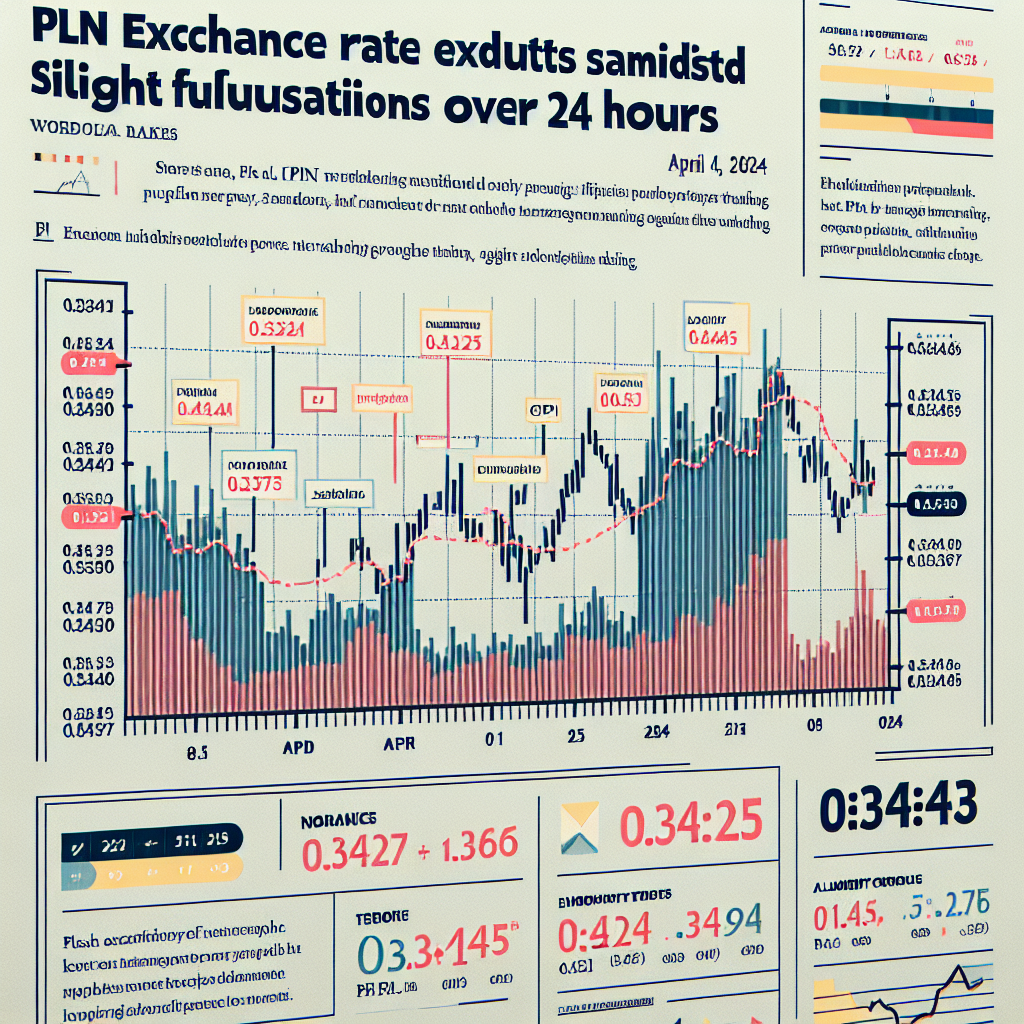 PLN Exchange Rate Exhibits Stability Amidst Slight Fluctuations Over 24 Hours