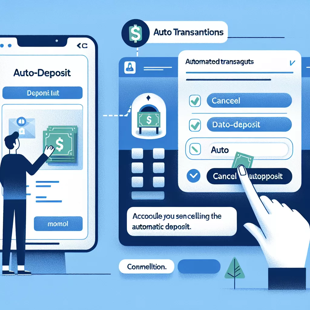 how to cancel auto deposit rbc