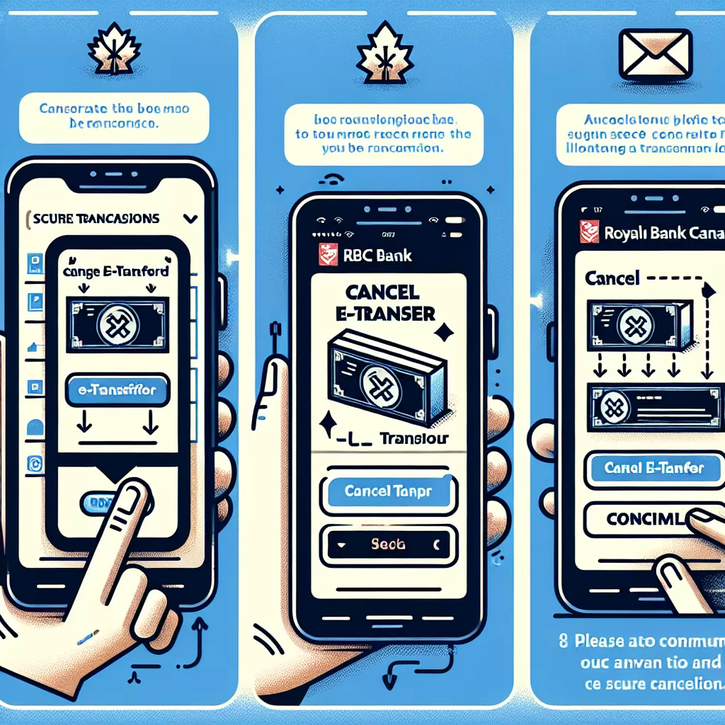 how to cancel e transfer rbc mobile