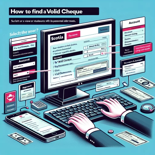 how to see void cheque scotiabank