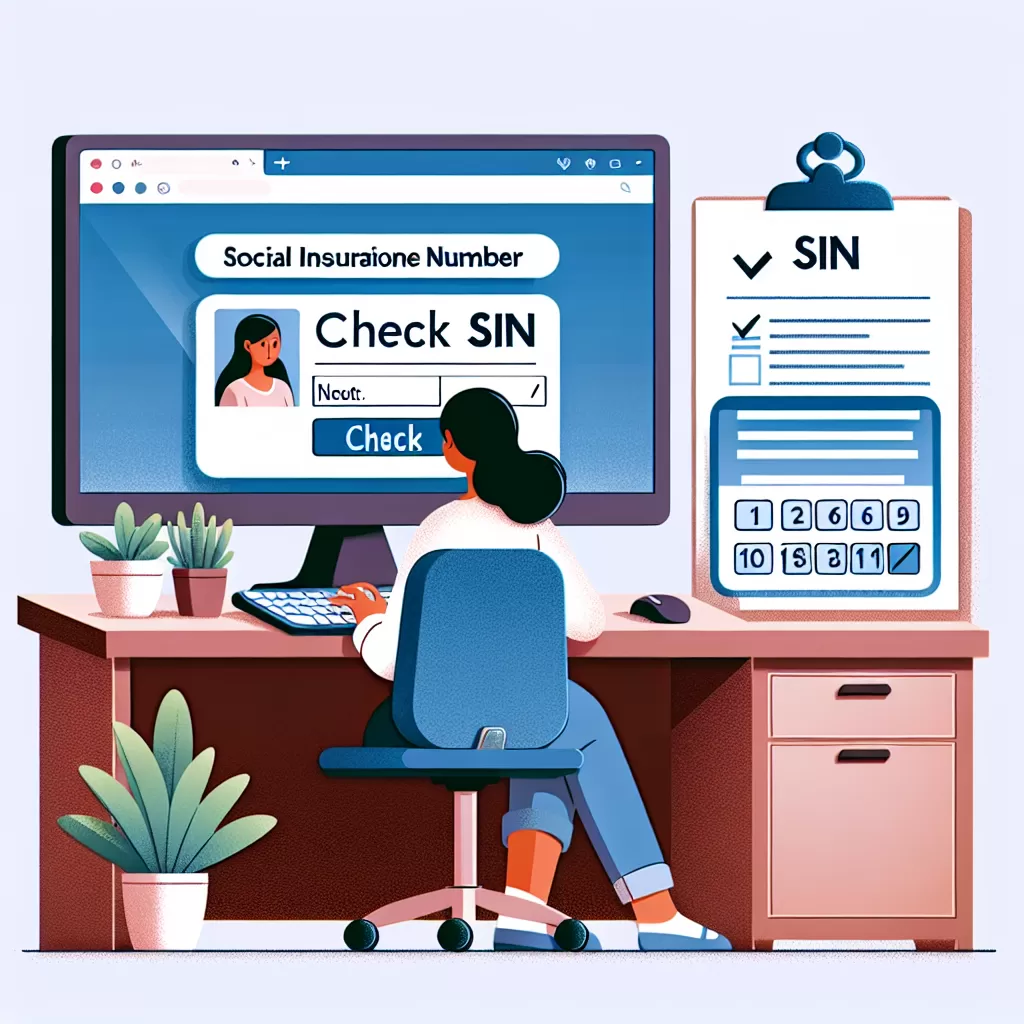 how to check sin number