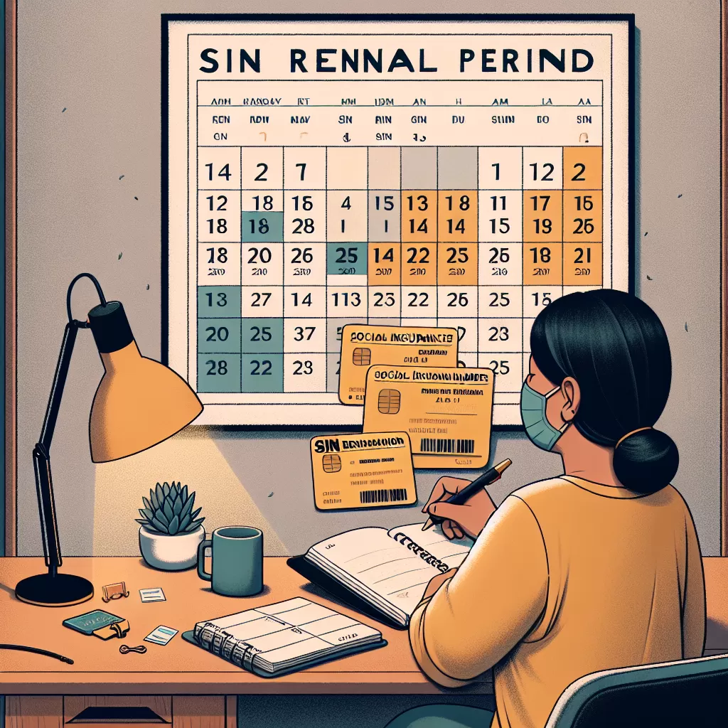 when to renew sin number