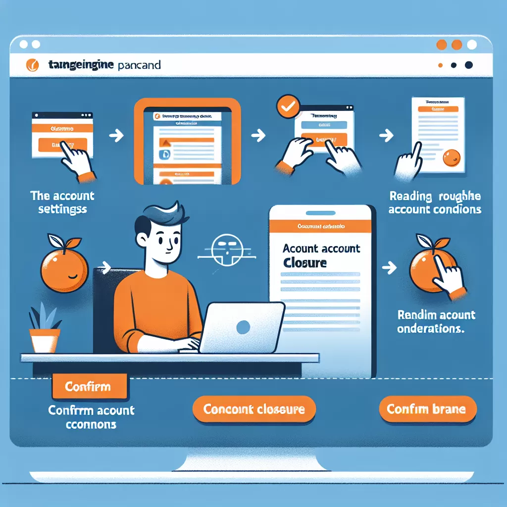 how to close tangerine account online