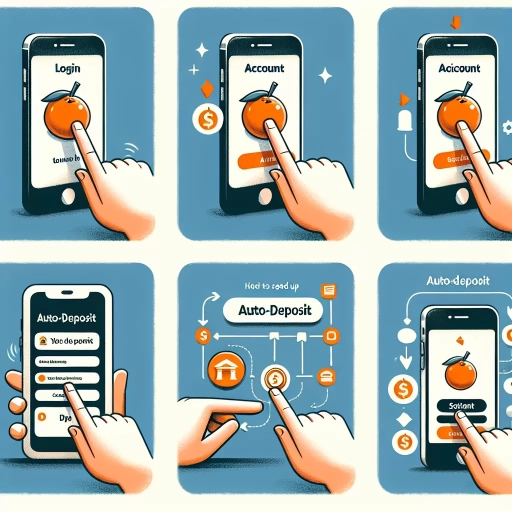 how to set up auto deposit tangerine