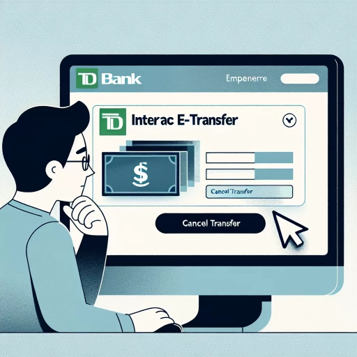 comment annuler un virement interac td