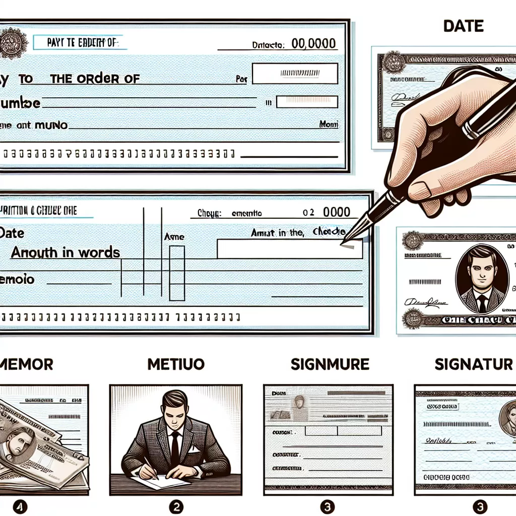 how to write a cheque td