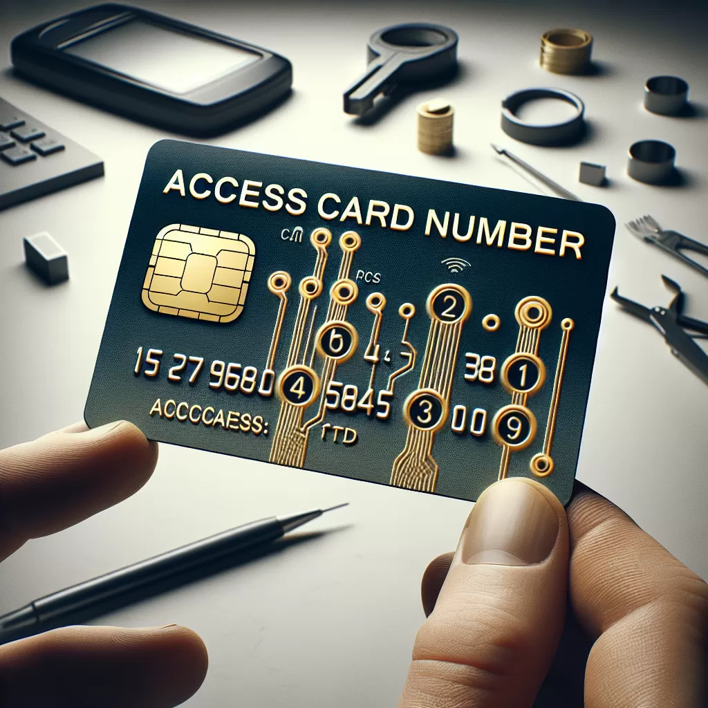 what is access card number td