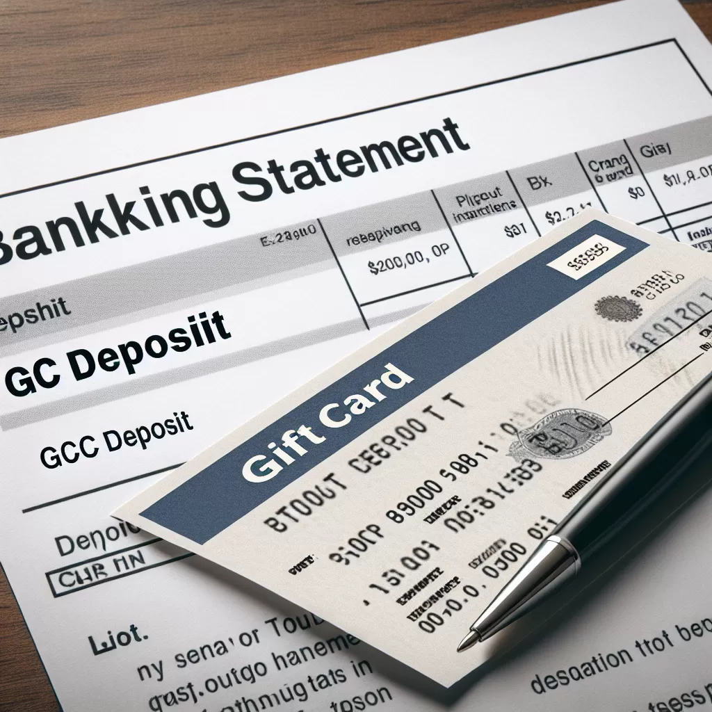 what is gc deposit on td bank statement