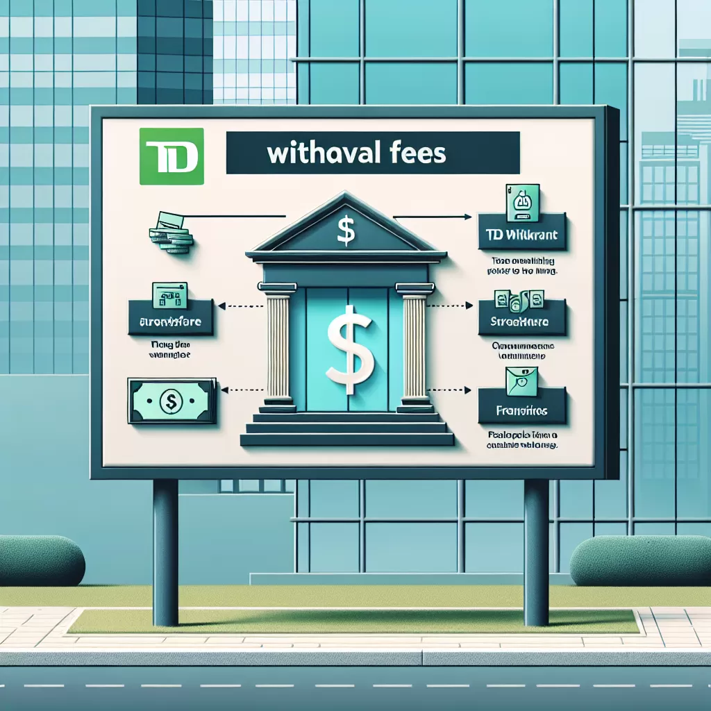 what is td withdrawal fees