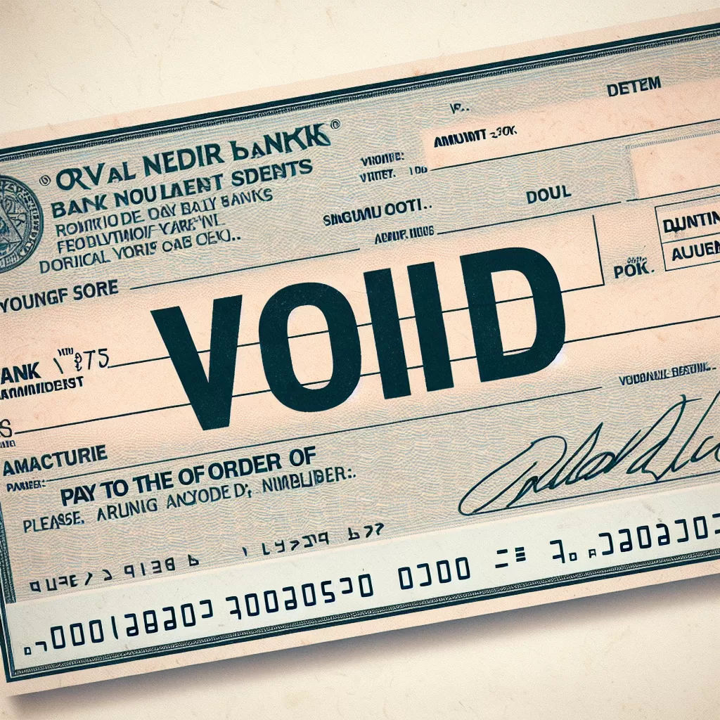 what is void cheque td