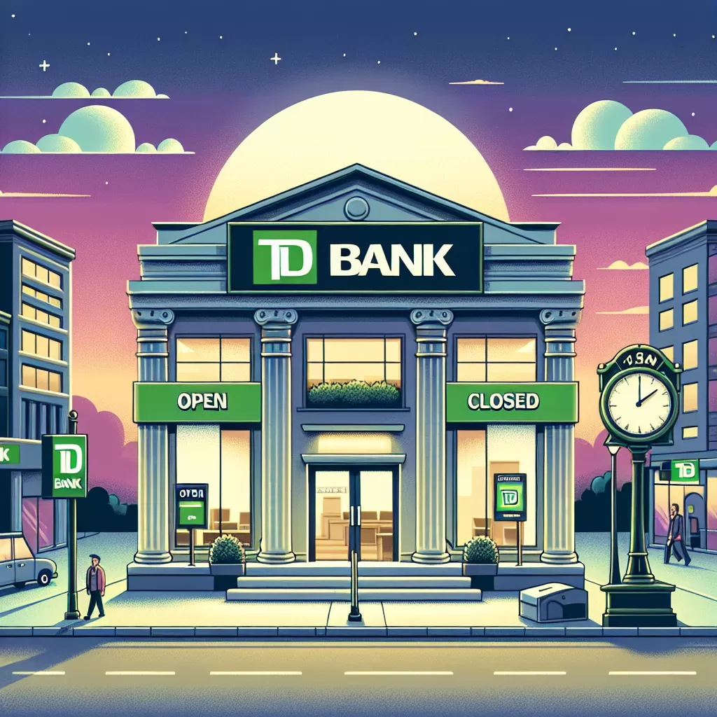 what time does td bank close