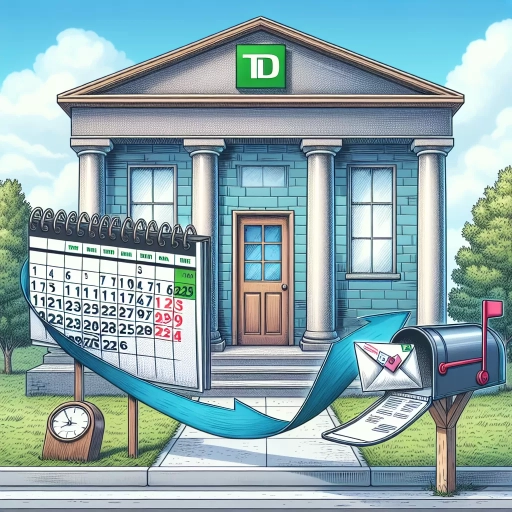 when do td bank statements come out