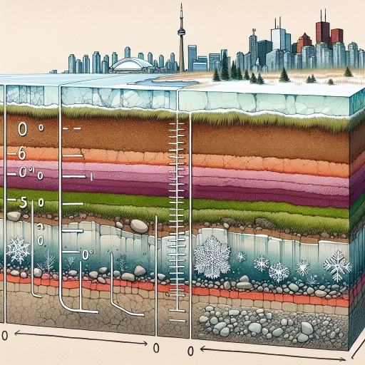 how deep is frost line in toronto