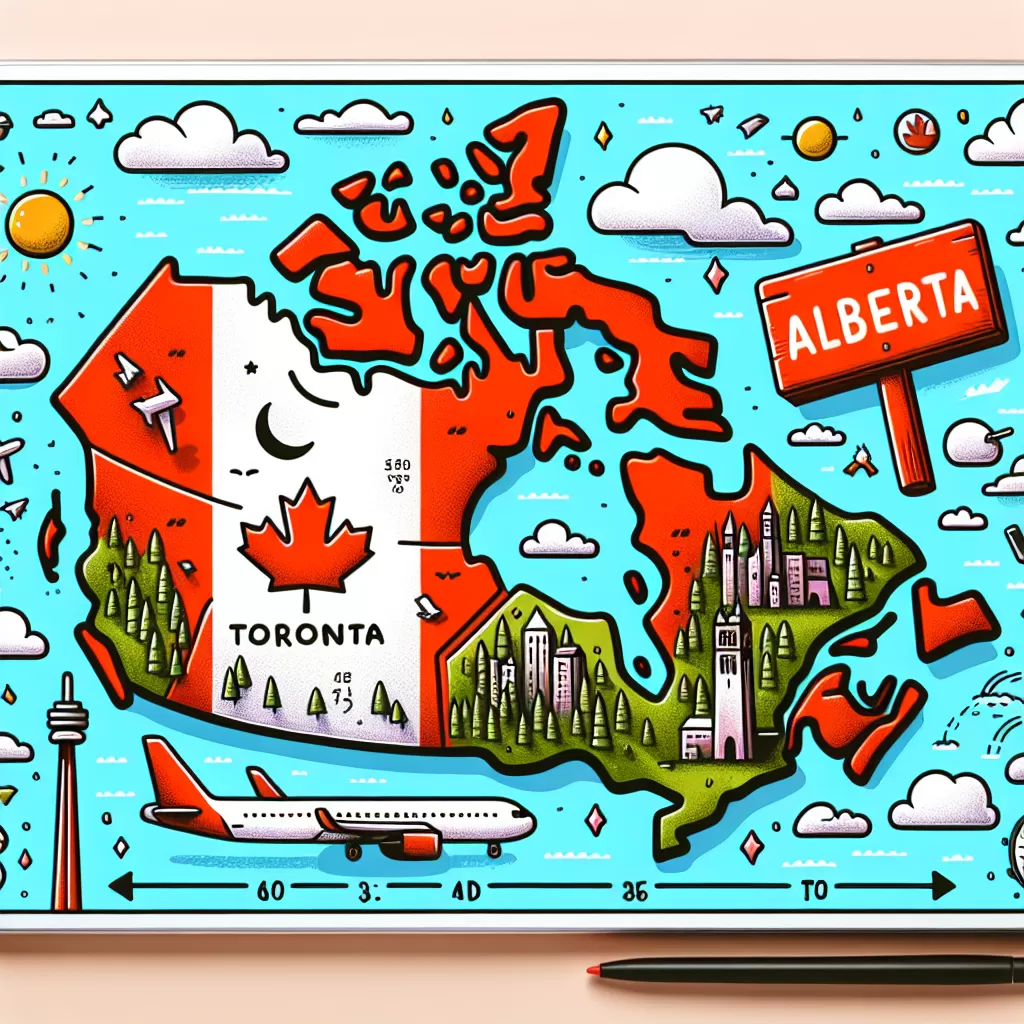 how far is alberta from toronto by plane