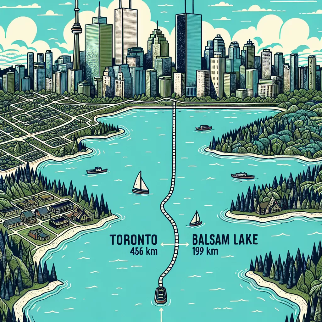 how far is balsam lake from toronto