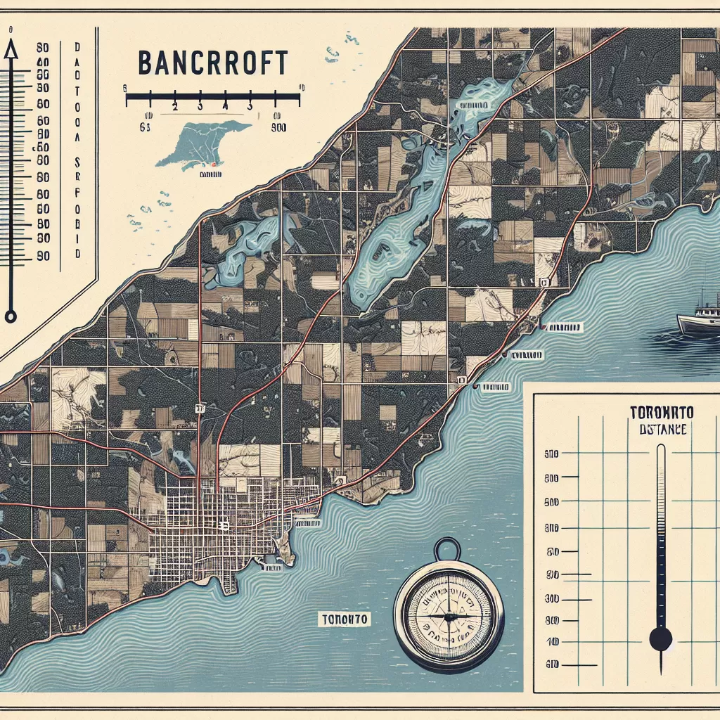 how far is bancroft from toronto