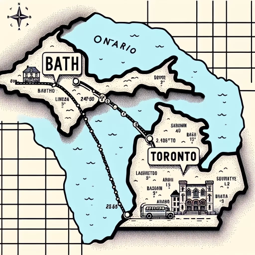 how far is bath, ontario from toronto