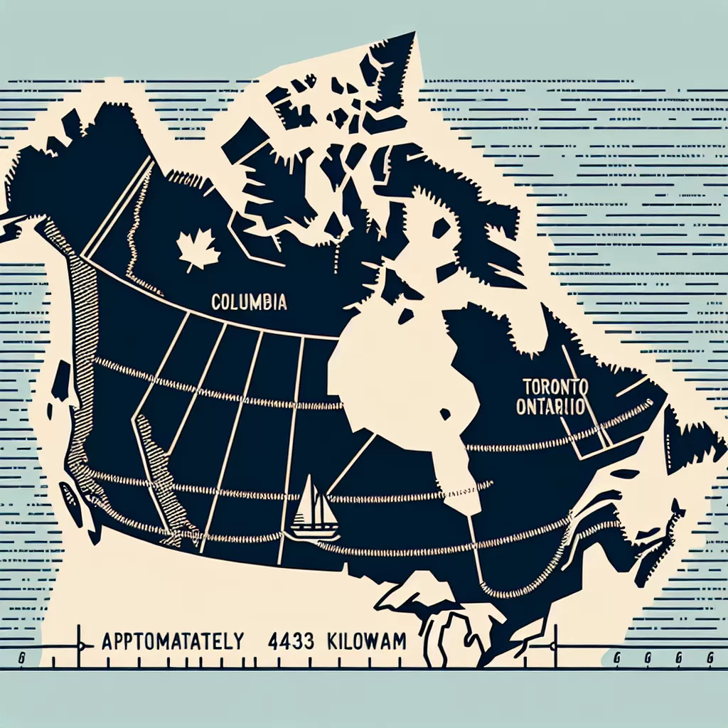 how far is british columbia from toronto
