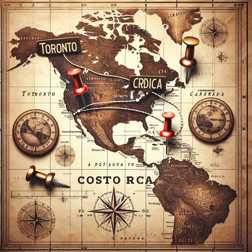 how far is costa rica from toronto