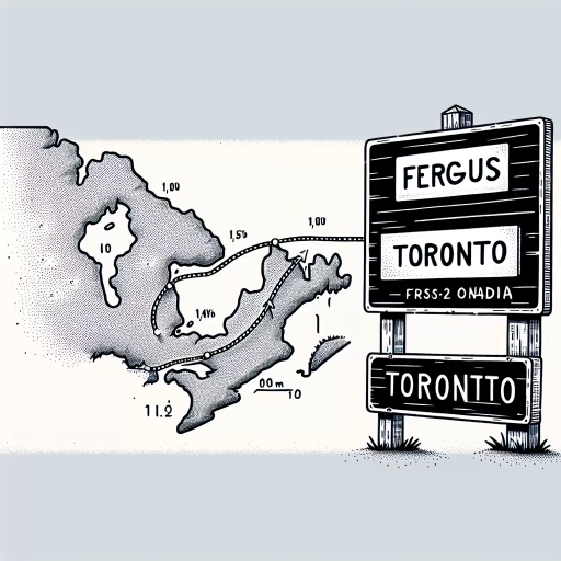 how far is fergus ontario from toronto