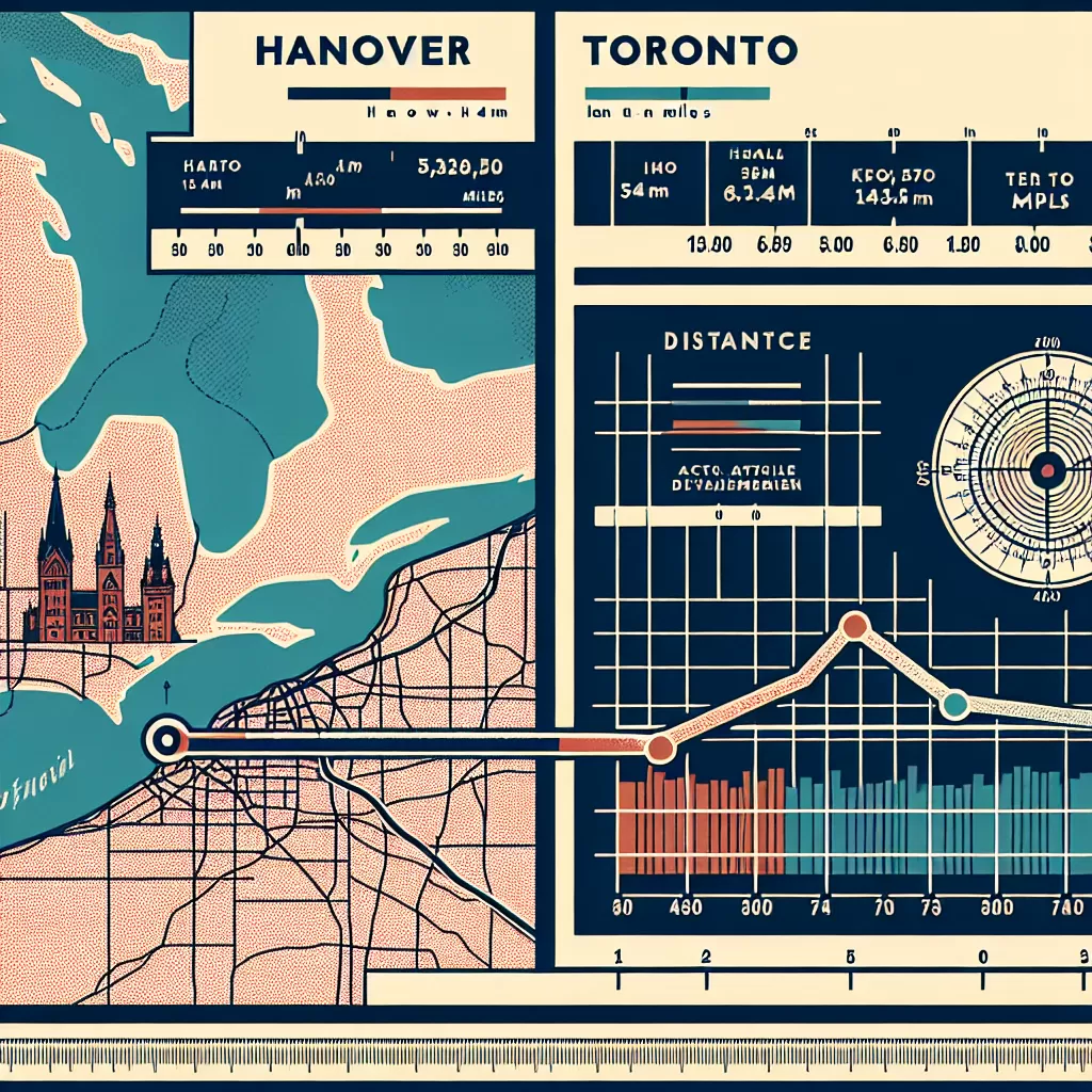how far is hanover from toronto