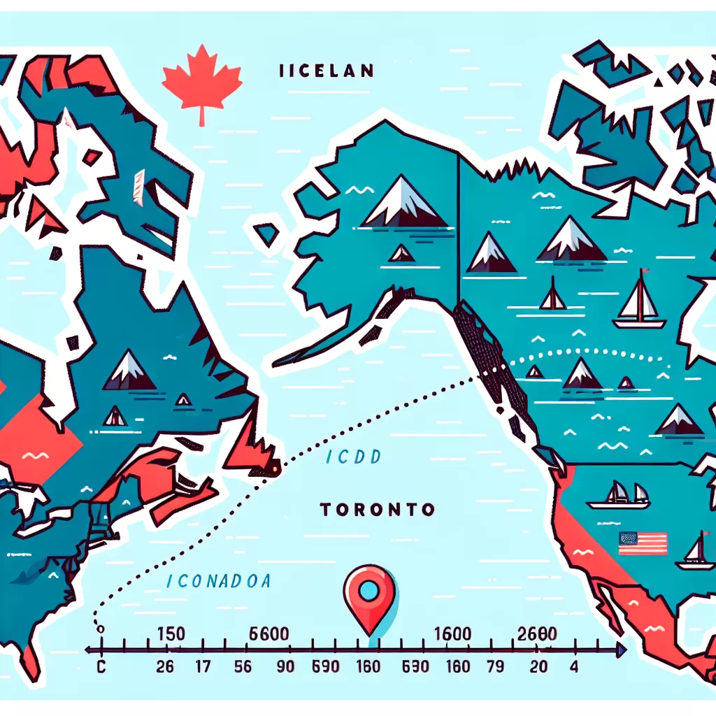 how far is iceland from toronto