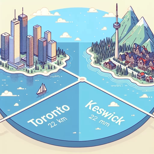 how far is keswick from toronto