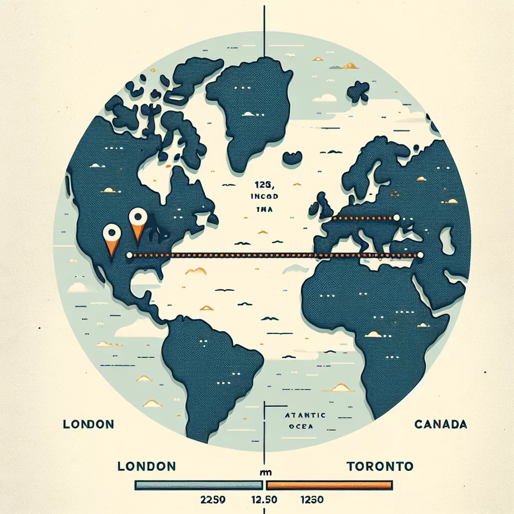 how far is london from toronto