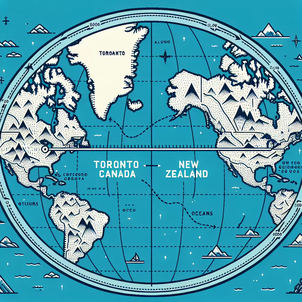 how far is new zealand from toronto