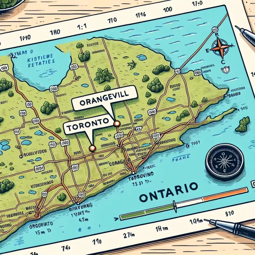 how far is orangeville from toronto