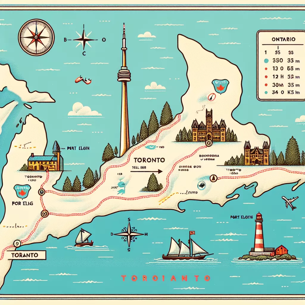 how far is port elgin from toronto