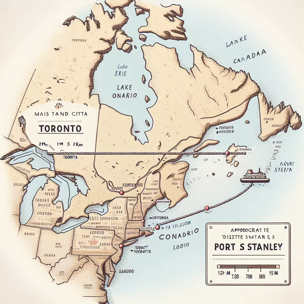 how far is port stanley from toronto