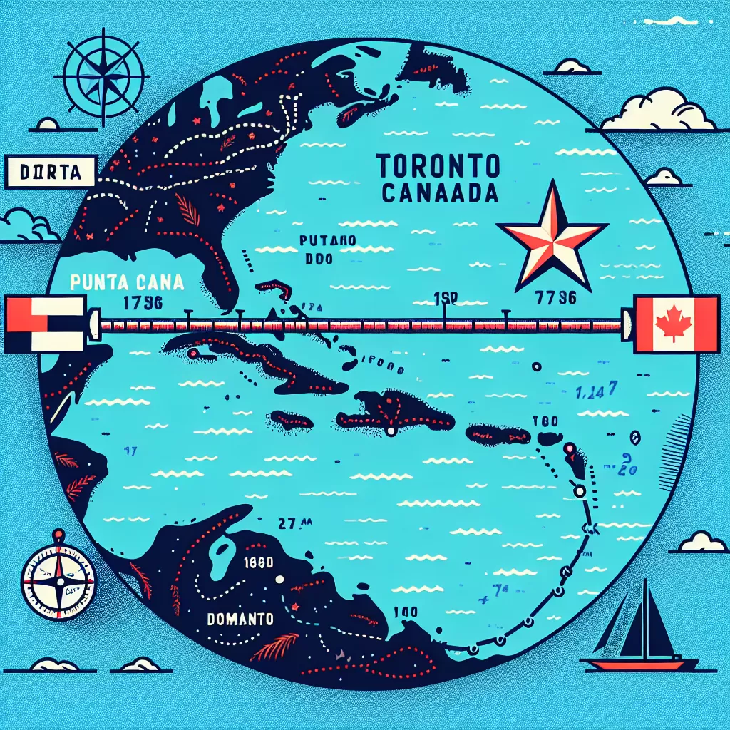 how far is punta cana from toronto