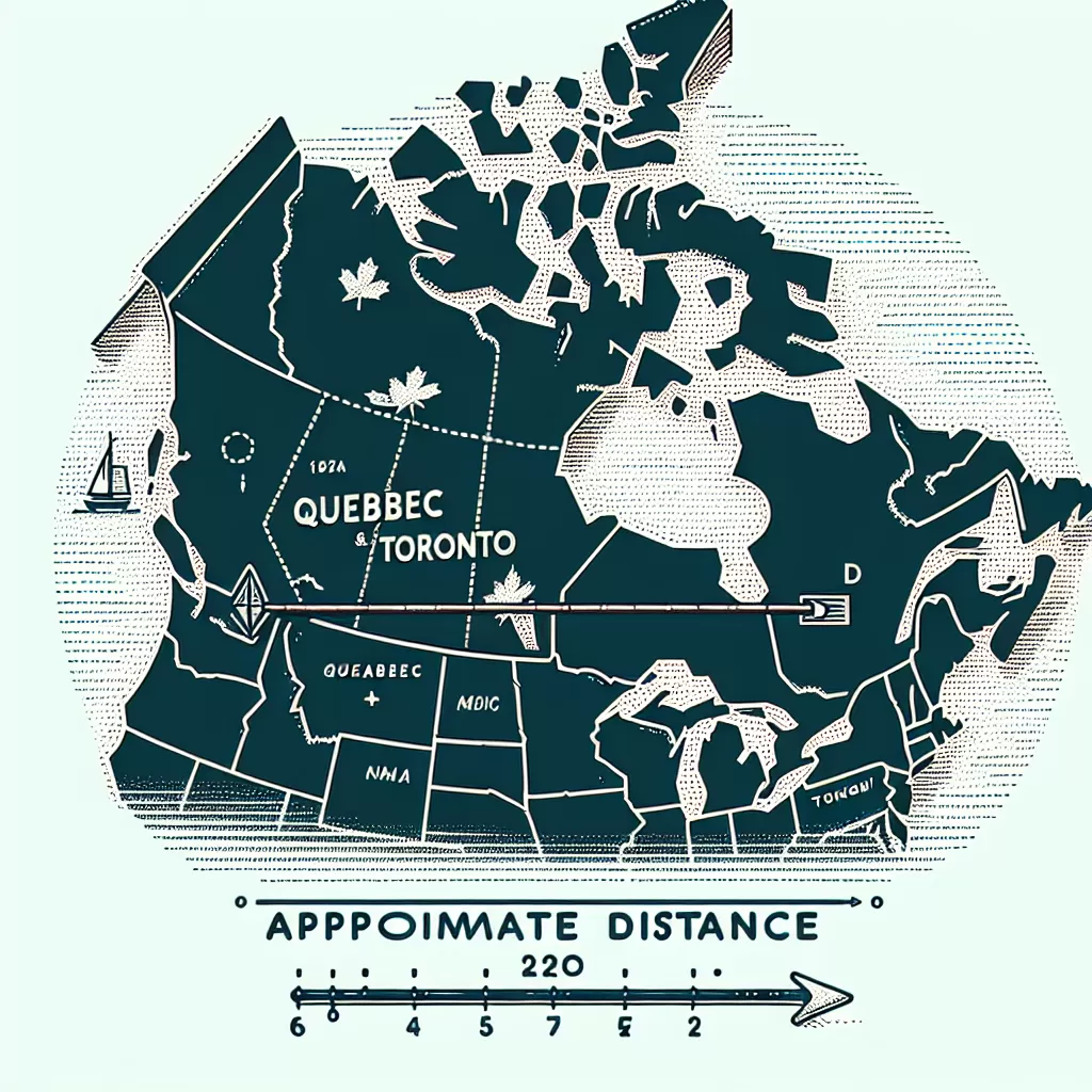 how far is quebec from toronto