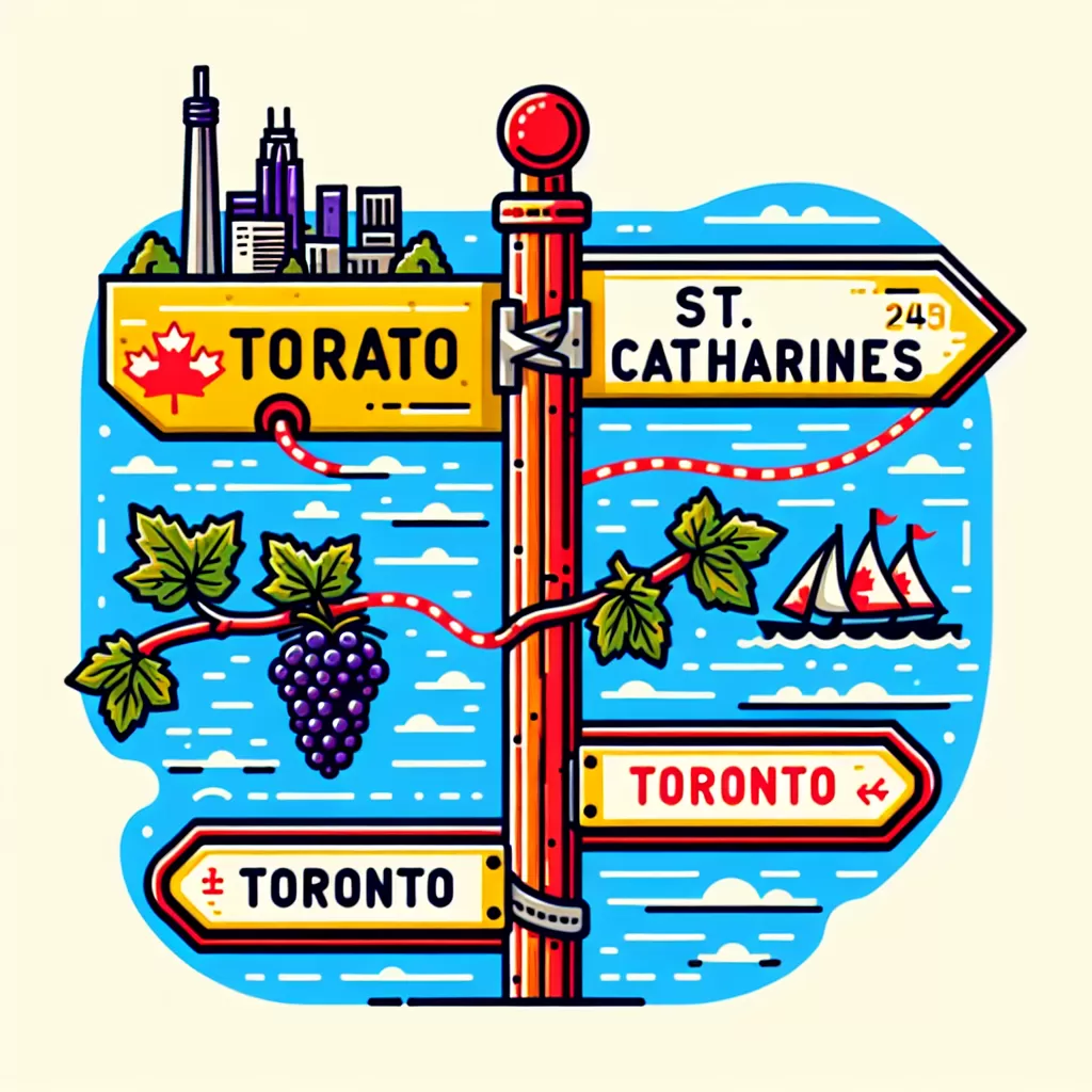 how far is st catharines from toronto