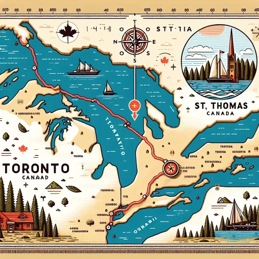 how far is st thomas ontario from toronto